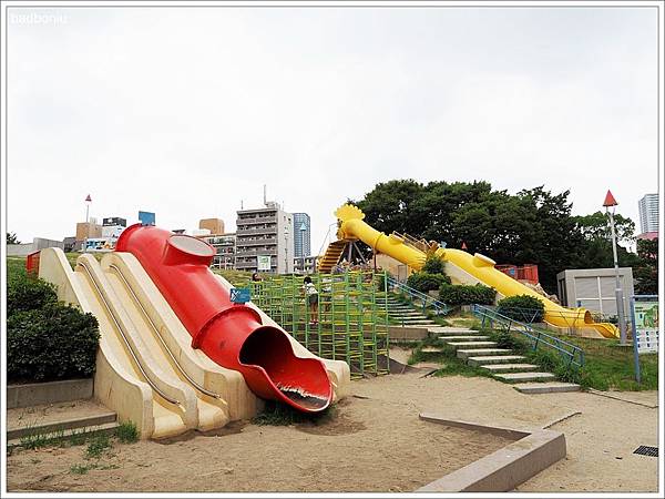 大阪兒童景點,大阪公園溜滑梯,大阪無料景點,大阪無料親子景點,大阪親子景點,大阪親子遊,大阪長滑梯,扇町公園,關西親子遊 @壞波妞の旅行食踨