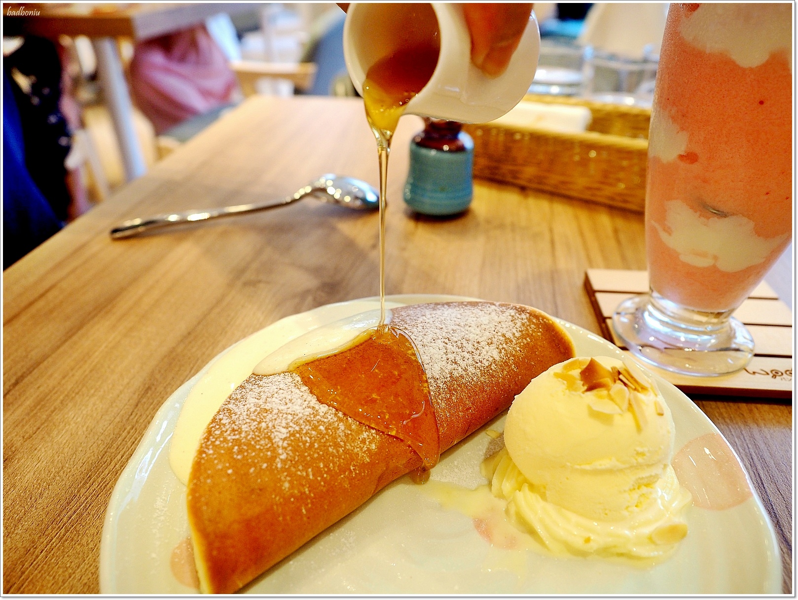 woosaパンケーキ 屋莎鬆餅屋,台中 屋莎,台中好吃的鬆餅,台灣好吃的鬆餅,雲の鬆餅,雲的鬆餅 屋莎 @壞波妞の旅行食踨