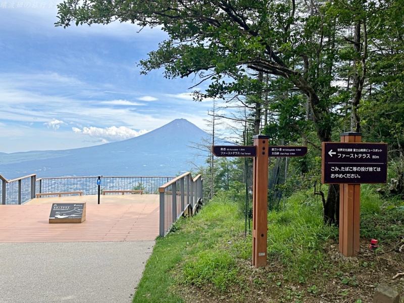 富士山露台 交通,富士山露台 停車場,富士山露台 接駁車,富士山露台 票價,拍富士山的祕境,河口湖祕境,鳥瞰富士山 @壞波妞の旅行食踨
