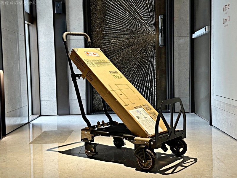 四輪手推車,好收納的手推車,平板手推車,手推車推薦,直立式手推車,輪子大的手推車,適合戶外用的手推車 @壞波妞の旅行食踨