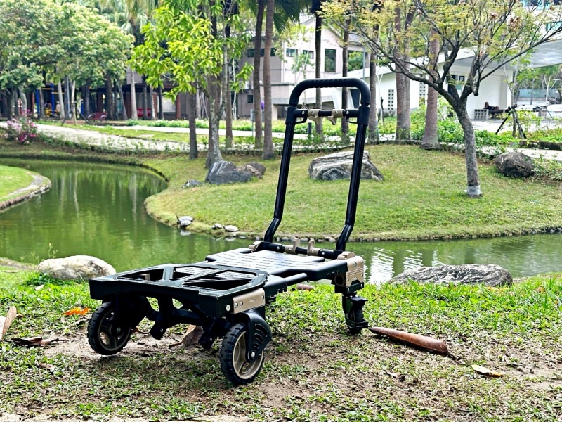 四輪手推車,好收納的手推車,平板手推車,手推車推薦,直立式手推車,輪子大的手推車,適合戶外用的手推車 @壞波妞の旅行食踨