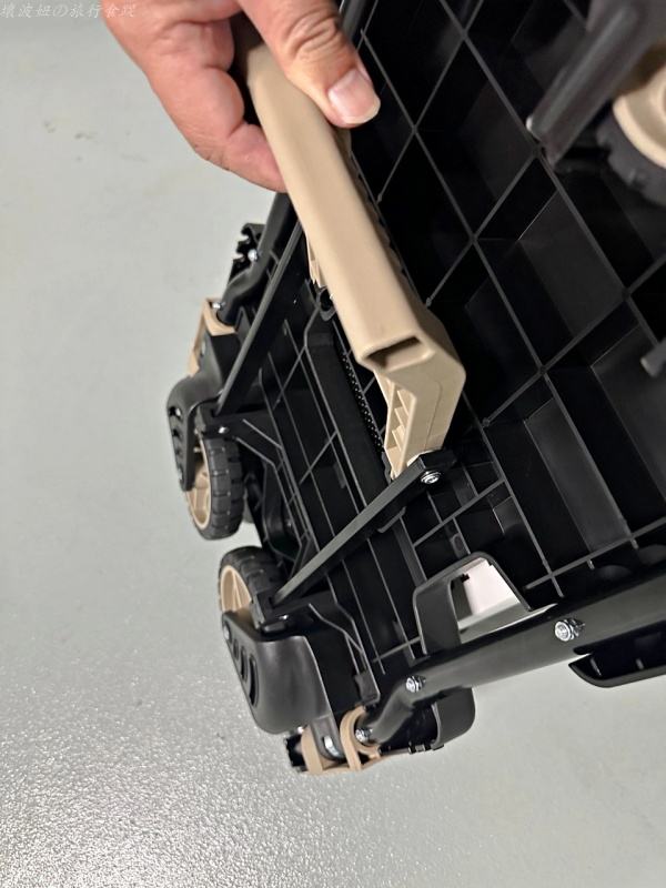 四輪手推車,好收納的手推車,平板手推車,手推車推薦,直立式手推車,輪子大的手推車,適合戶外用的手推車 @壞波妞の旅行食踨