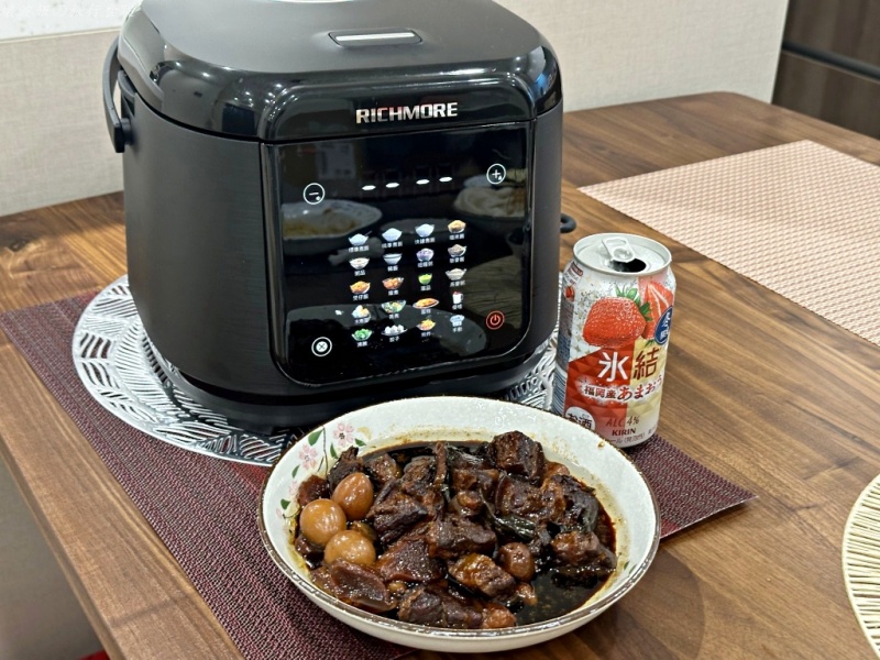 8人份萬用鍋,8人份電子鍋,richmore 操作方法,richmore評價,好洗的萬用鍋,舒肥機推薦,萬用鍋推薦 @壞波妞の旅行食踨