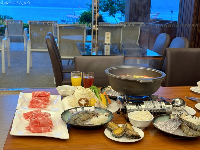大淶閣早餐,大淶閣晚餐,日月潭住宿,日月潭有停車場的飯店,日月潭有湖景的飯店,日月潭有腳踏車的飯店,水社碼頭住宿 @壞波妞の旅行食踨