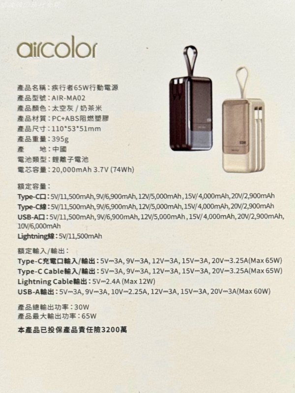 20000容量行動電源推薦,65W 行充推薦,可以充筆電的行動電源推薦,大容量行動電源推薦,疾行者行動電源 團購,疾行者行動電源 安全嗎,疾行者行動電源 評價,高瓦數行動電源推薦 @壞波妞の旅行食踨